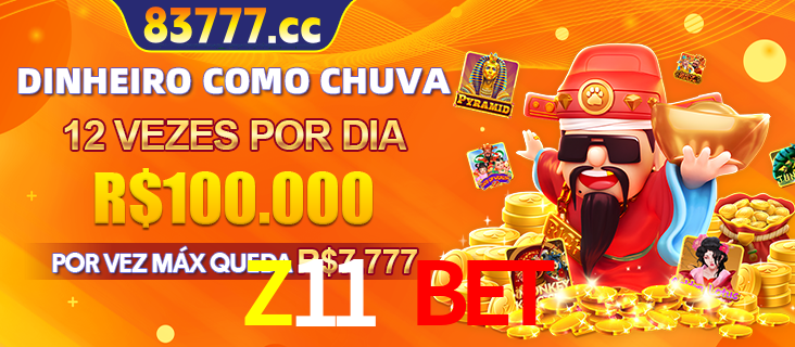 Banner do programa de recompensas Recomende para amigos do Z11 BET, detalhando os bônus por convidar amigos, com prêmios que chegam a R$288.888.